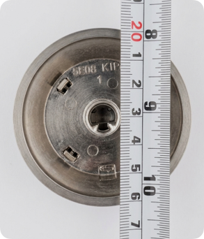 Underside of knob