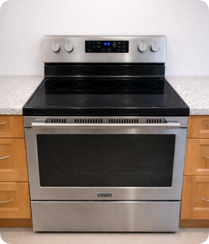 Whole stove full view