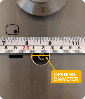 Opening diameter