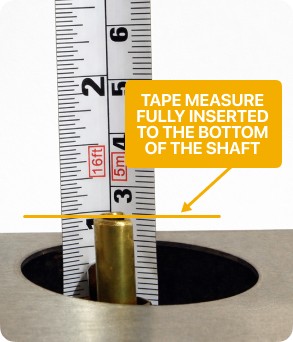 Total valve stem height
